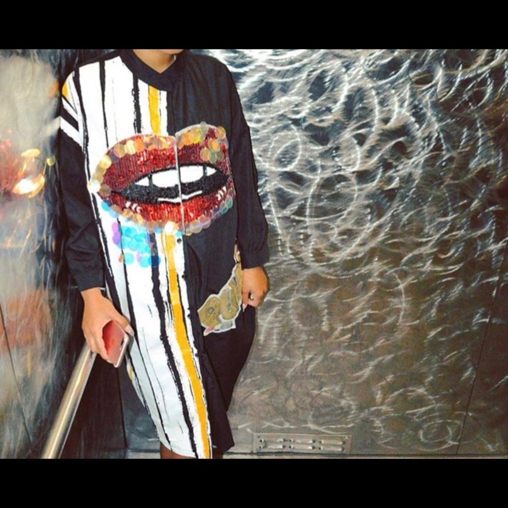 Sequin Button Up - image 1